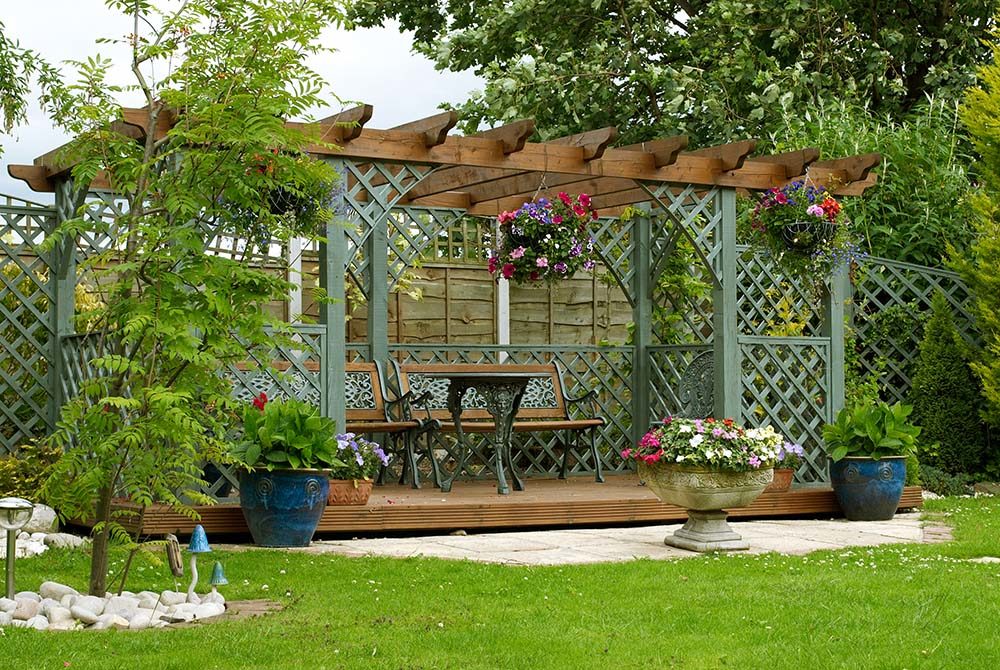 Gazebos, Pergolas, and Arbours | Jon Gower Garden Design