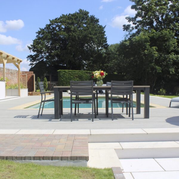 Swimming pool garden furniture