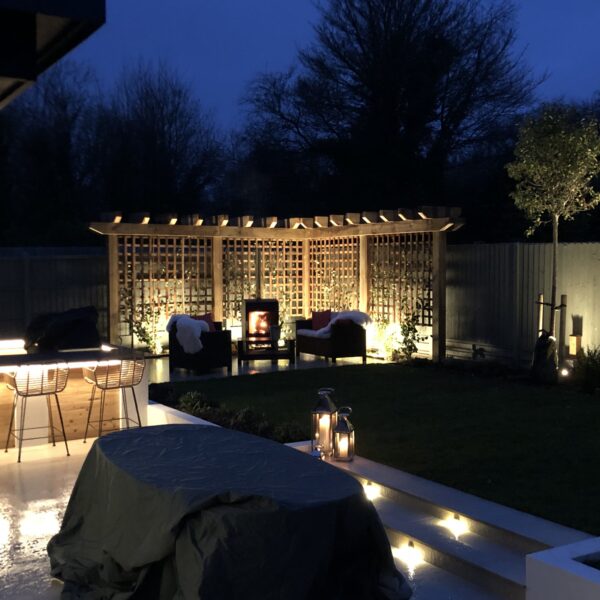 Garden design lighting